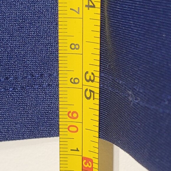 Tiana B. NEW Navy Blue Turquoise Round Neck Cut Out 3/4 Sleeve Dress Sz 6 NWT - Picture 7 of 12